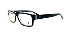 Tod's TO5001 eyeglasses color 005 Black on Lavender size 55 new