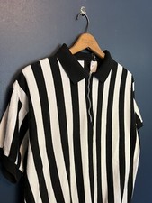 Vintage 70  s Rawlings Referee Stripe Polo Shirt Size Large