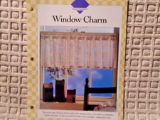 Window charm VALANCE Crochet Single Pattern Vanna White HOME DECOR