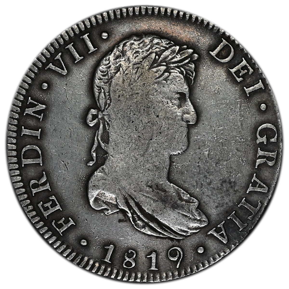 MEXICO Fernando VII Silver 8 Reales 1819 Mo-JJ Mexico City Mint | eBay