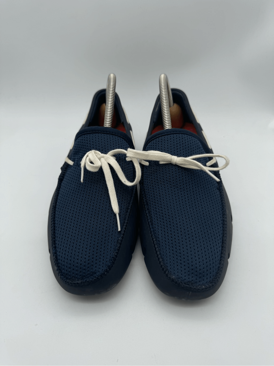 Swims Bright Blue Men\'s Slip-On Loafers Size 8 Amazon.com | SWIMS Mens Loafers, Braided Lace Shoes for Men  main image 4