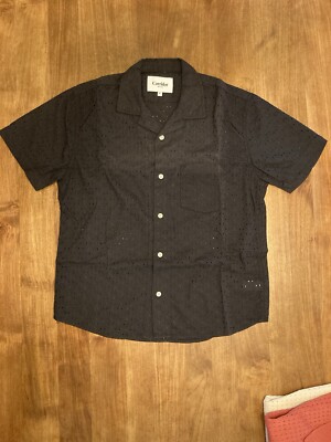 Corridor Floral Eyelet Short Sleeve Shirt