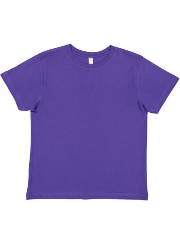LAT Apparel 6101 Youth Fine Jersey Tee Top Stylish T-Shirt - Picture 4 of 41