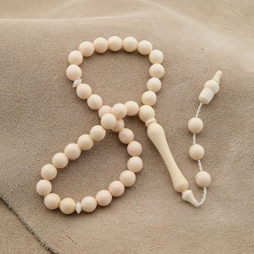 Small Camel bone 33 Islamic Prayer Beads Misbaha Tesbih from Turkey 302073 - Picture 6 of 14
