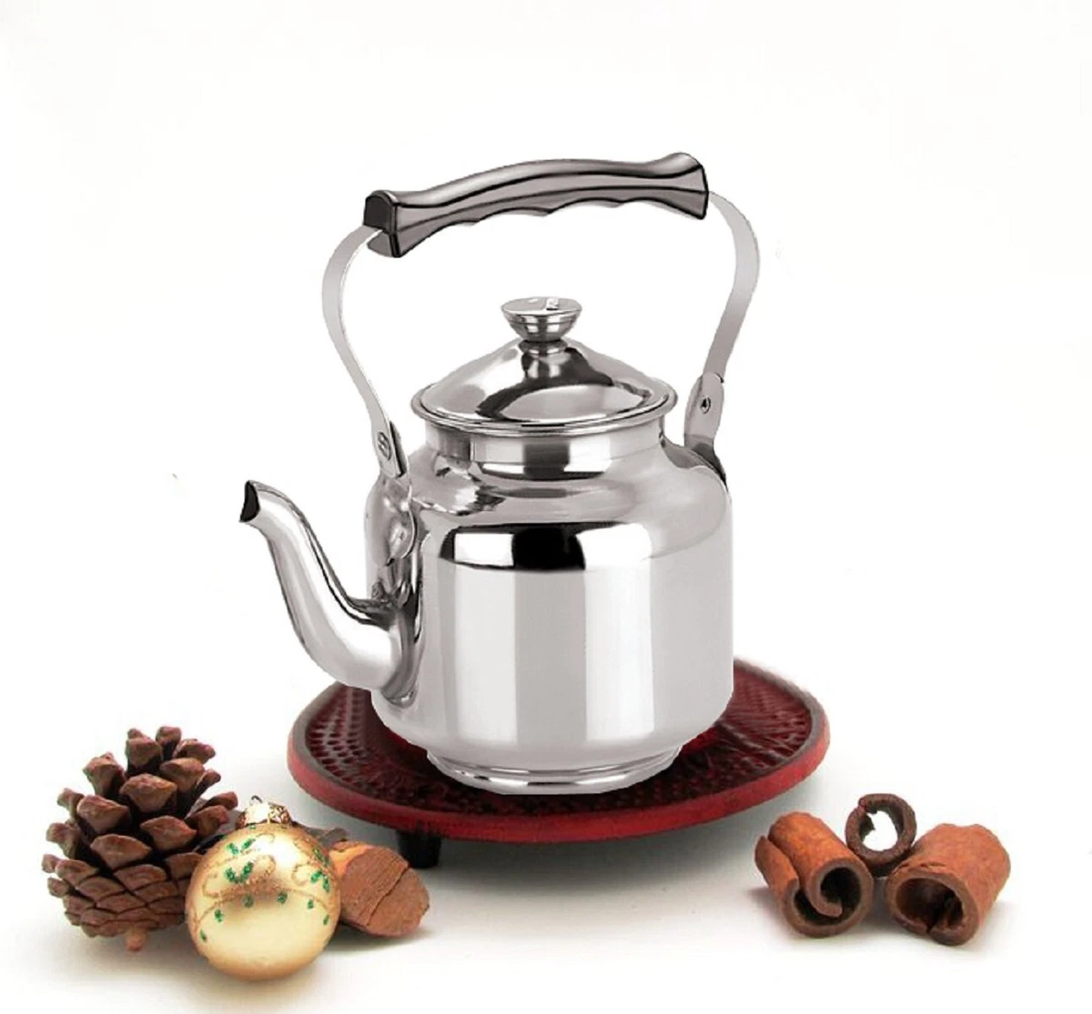 Stainless Steel Hot Water- Tea Kettle-16 Cups Capacity US