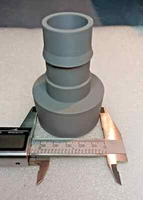 #ad Vacuum 2 1 4quot; Intake to 1 1 4quot; Hose Reduces Adapter fits Shop Vac US Made $7.12