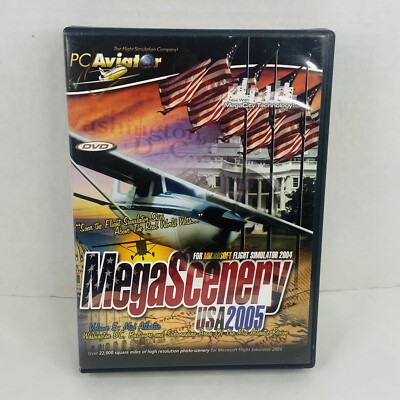 PC Aviator Mega Scenery USA 2005 Vol 5 Mid Atlantic Region Flight Simulator 2004