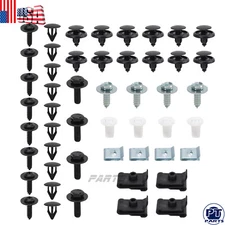 50PC Under Engine Cover Clips Underbody Mudguard Shield Screws Fits Toyota Lexus