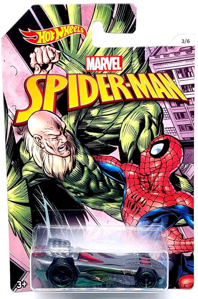 Hot Wheels Marvel Spider-Man DVD14 Auto / Car Power Bomb 3/6