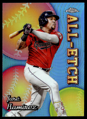 2024 Topps Chrome Jose Ramirez #CAE-17 Chrome All-Etch Cleveland Guardians