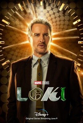2021 Loki Movie Poster 11X17 Marvel Avengers God of Mischief Mobius Sylvie  