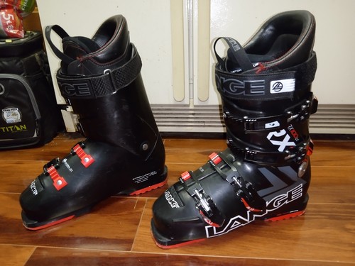 Lange RX 100 L.V. Used Men's Ski Boots Size 26/26.5 Black Red Excellent 2017 - Picture 4 of 22
