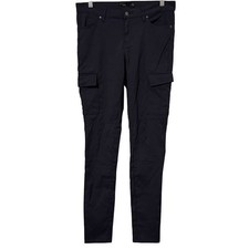 prAna Gray Geometric Pattern Meme Skinny Nylon Hiking Outdoor Pants Womens 8