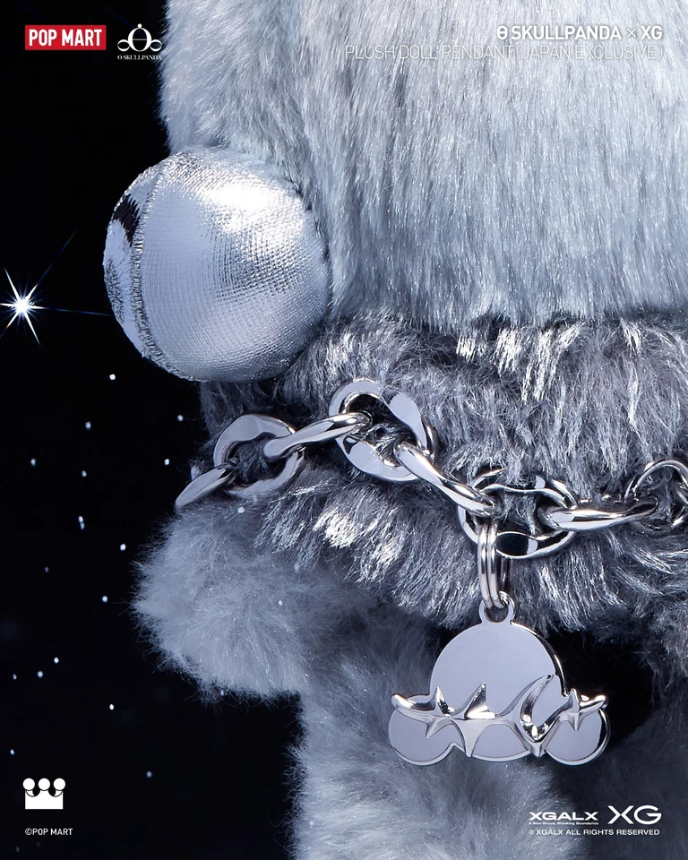 SKULLPANDA x XG Plush Doll Pendant Japan Exclusive SKULLPANDA POP UP SHOP ALPHAZ - Image 4 of 4