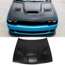 For 2008-2023 Dodge Challenger Hellcat Style Vented Aluminum Hood Replacement For 2008-2023 Dodge Challenger Hellcat Style Vented Aluminum Hood Replacement