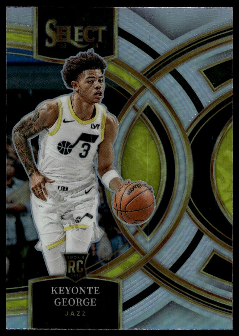 2023-24 Panini Select #109 Keyonte George Silver Prizms