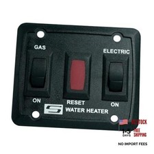 233111 DEL Water Heater ON/OFF Wall Switch RV Interior Wall Mount On/Off Black