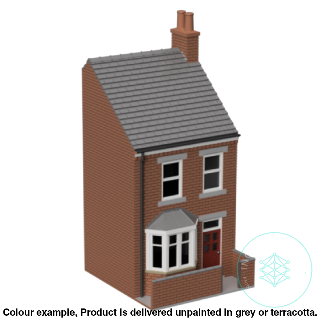 HM010D – Low Relief Terrace House N Scale