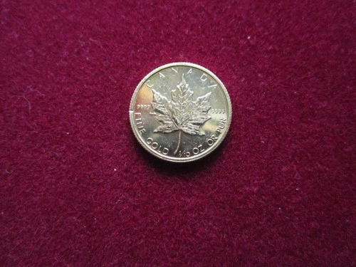Photo of a 1982 Canadian Gold Maple Leaf 1/10 oz from an eBay listing that sold on Jul 23, 2026