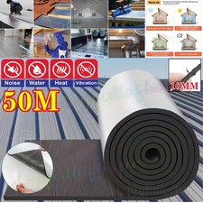 50M Self Adhesive Foil Foam Insulation Roll for Floor/Roofs/Garage Doors/Camper