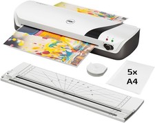 A4 Laminator 4-in-1 Kit Fast Warm Up Cold Mode Cutter + Corner Tool