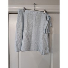 Patagonia Women's June Lake Wrap Skirt Bluff blue size large outdoor resort