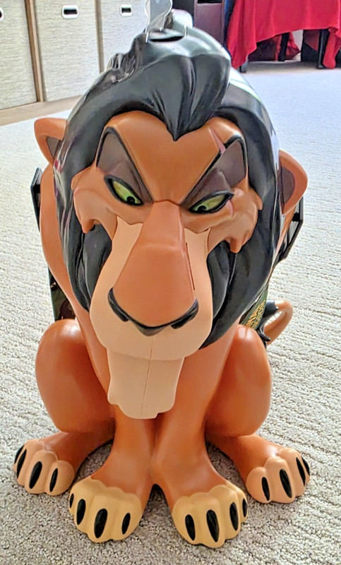 NEW DISNEY Parks 2025 Animal Kingdom LION KING SCAR Popcorn Bucket Lights Up
