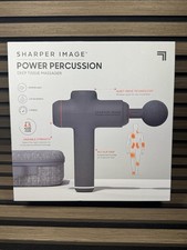 Sharper Image 2437599 Power Percussion Deep Tissue Massager - Gray