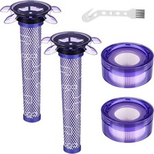 5 St&uuml;ck Upgrade V8 Staubsaugerfilter Ersatz Kit kompatibel mit 5 St&uuml;ck, 2+2