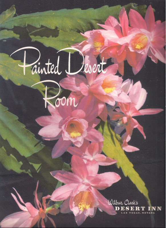 Vintage 1961 Desert Inn Las Vegas PAINTED DESERT ROOM Menu Dinah Shore