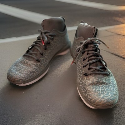 Nike Air Jordan Trainer 1 Cool Grey Mens Sz 8 Basketball Shoes 845402-002