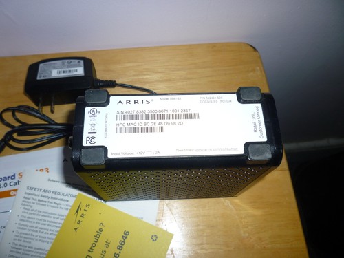 ARRIS SURFboard SB6183 DOCSIS 3.0 Cable Modem - BLACK - Afbeelding 9 van 10