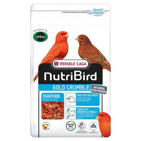 Versele-Laga Nutribird Gold Crumble Rot 1 Kg, UVP 6,50 Eur, NEU-image