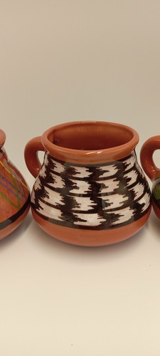 JASPE VON GUATAMALA VINTAGE KAFFEE ESPRESSOTASSEN ROT TON KERAMIK KAFFEETASSEN - Bild 5 von 24
