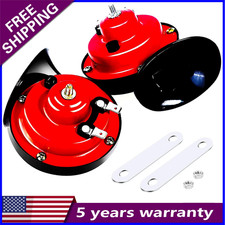 2x 12v 300db Super Loud Train Horn Waterproof Motorcycle Cars Trucks Suv Boats