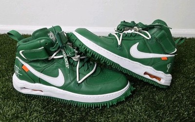 Nike Air Force 1 Mid x Off-White Pine Green Mens Size 10