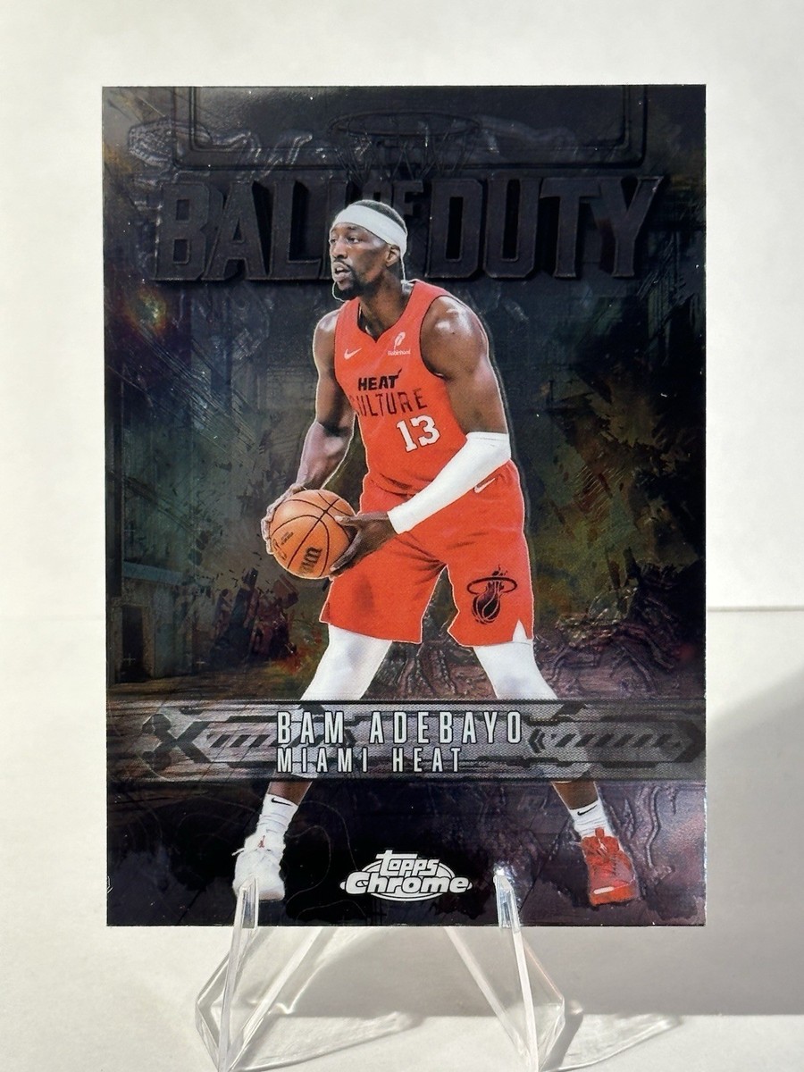 【A83】 NBA カード Bam Adebayo RC optic 99シリ 2025-26 Topps Chrome Bam Adebayo Ball Of Duty #BD-15 Heat | eBay