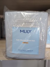 Microfiber Home Premium Bed Sheet Set, Queen, Gray- 4 Piece