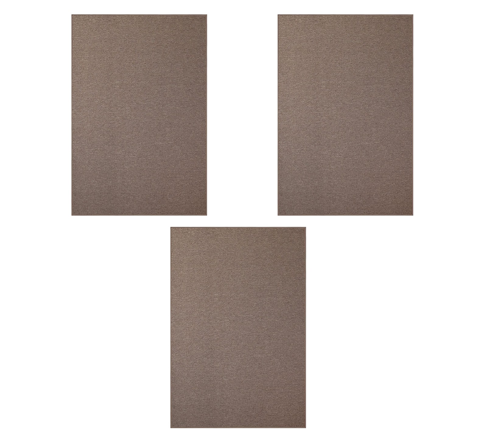 Furnish my Place Modern Indoor/Outdoor Commercial Solid Brown Rug, Baby Nurse...