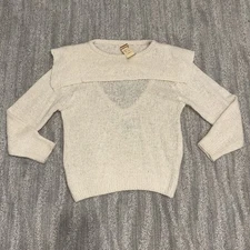 VTG NWT Celebration Silk Angora Sweater Cutout Long Sleeve Women’s Sz M