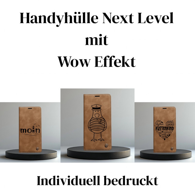 Individuell bedruckte Handyhülle iPhone 14 Pro Plus Pro Max Flipcase Schutzhülle