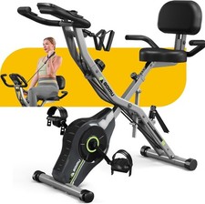 5 in 1 Stationary Exercise Bike Seniors 16-Level Adjustable Magentic Resistance