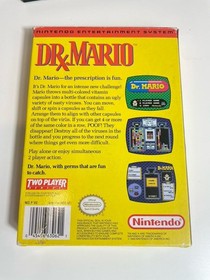 Dr Mario Nintendo NES Complete CIB Good Clean Authentic
