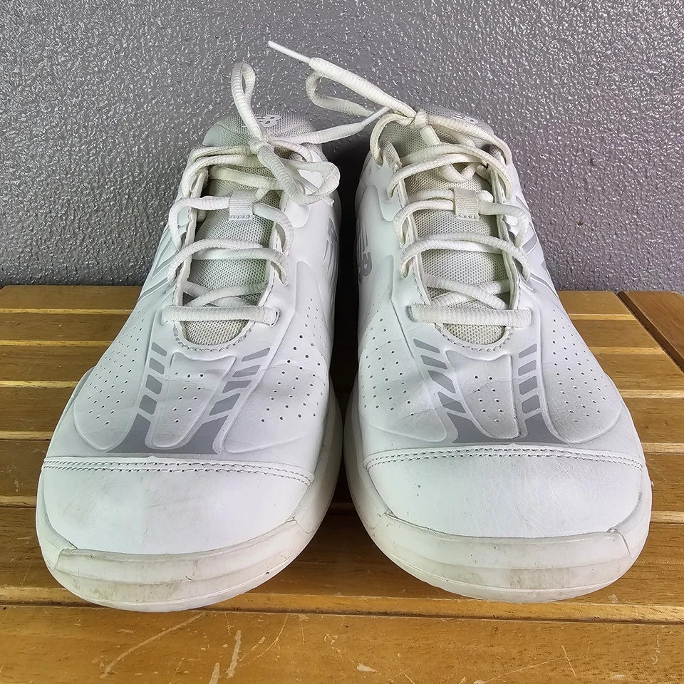 New Balance 696 v5 Hard Court Women's Size 12 White Tennis Shoes WCH696W5 - Image 3 of 4