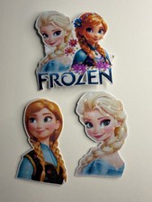 Frozen Holo Vinyl Stickers/ 14pc pack Elsa Anna Olaf Different Sizes Unbranded