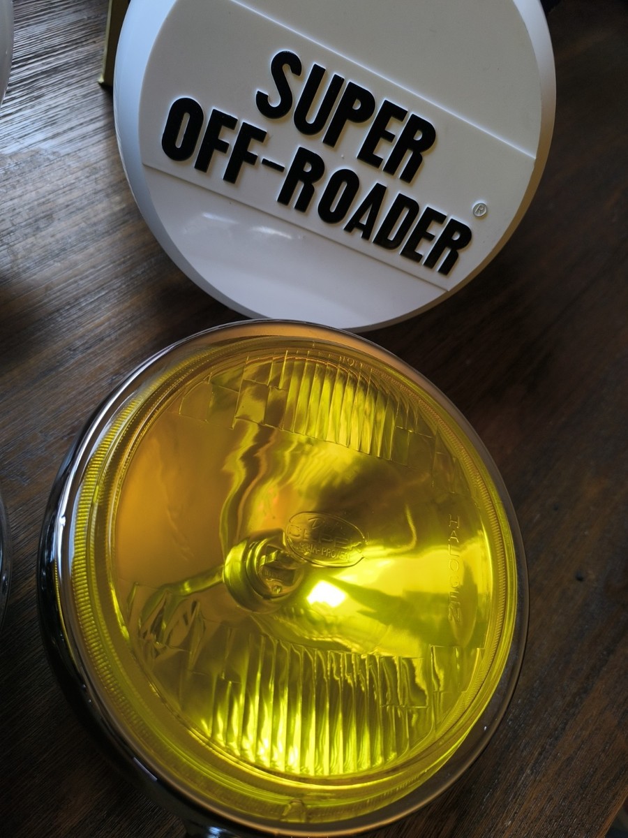 DICK CEPEK off road lights NOS White Covers Last Pair | eBay