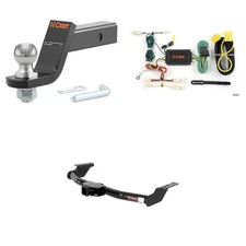 CURT Class 3 Tow Package Trailer Hitch, Wiring, Ball Mount - 13367, 55567, 45856