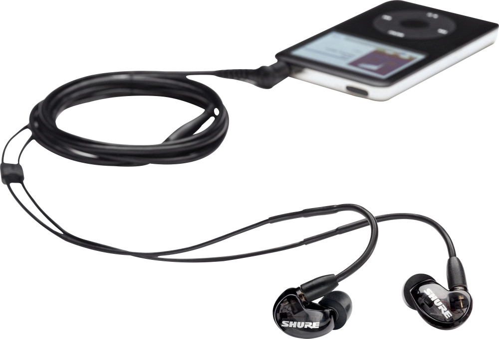 Shure SE215 Dynamic Microdriver Earphones Black