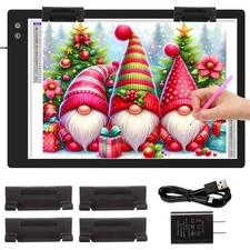 TOHETO Rechargeable A1 Light Box 35.4x23.6, 3-Color Light LED Light Pad for T...