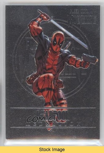 Deadpool [Blue] #M-12 Marvel 2023 Fleer Ultra Wolverine Medallions card